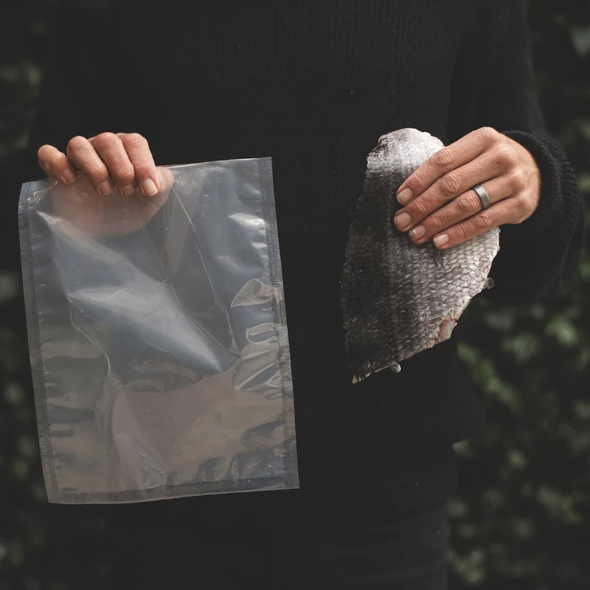 Bolsas Al Vacío De Pescado Compostables 