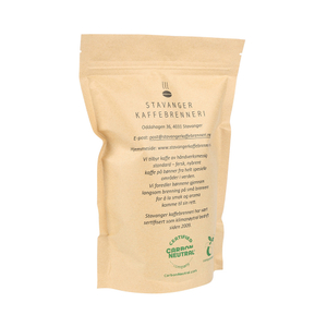 Bolsa De Pie De Papel Kraft De Café Para 3 Kg Con Superficie Mate ECO