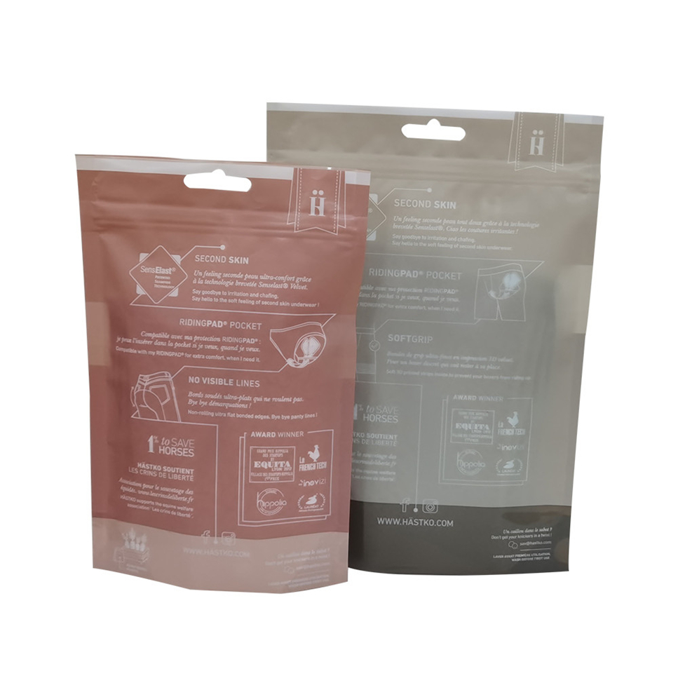 Bolsas Ziplock Doypack Transparentes Flexibles Biodegradables Empaquetado Para Camiseta