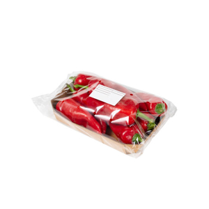 Bolsas De Plástico De Celofán Transparente Con Sellado Térmico Ecológico Para Chile Rojo