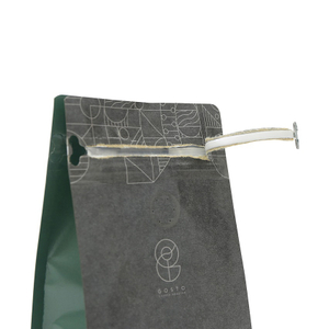 PBS Respetuoso Del Medio Ambiente Compostable Empaquetado De Pie Que Se Puede Volver A Sellar Del Bolso De Café De La Cremallera Del Bolsillo De Kraft