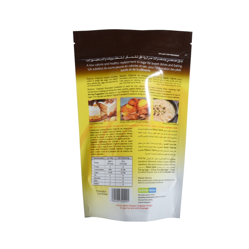 Pequeño Bolso Plástico Seguro De La Salsa De Curry De La Especia De Comida De Bolsa De Pie Respetuosa Del Medio Ambiente De Mylar
