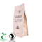 Fábrica de bolsas de café de papel Kraft de fondo redondo reutilizable China