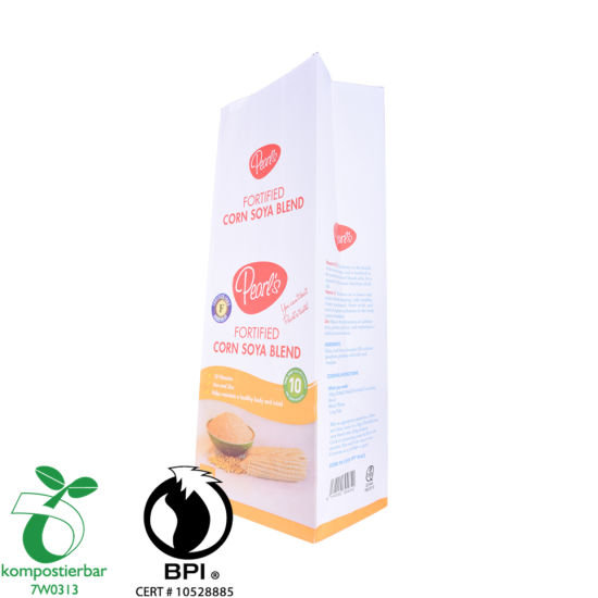 Food Ziplock Block Bottom Fabricante de embalaje ecológico en China