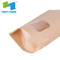 Compostable Strong Sealing Papel de aluminio forrado Tin Tie Impermeable Eco Biodegradable Bolsa de café de papel Kraft con cierre de cremallera