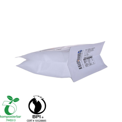 Fabricante de plástico reciclable del bolso Ziplock de la parte inferior cuadrada de China