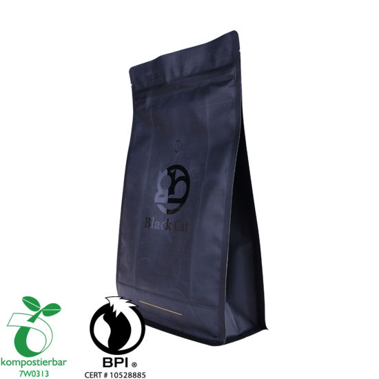 Ziplock Square Bottom Biodegradable Food Grade Bag Factory China
