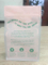 Bolso de empaquetado de fondo plano de la cremallera plástica biodegradable biodegradable del té de la impresión impresa por encargo