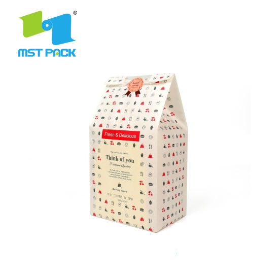 Bolsa de pan de papel 100% reciclable biodegradable