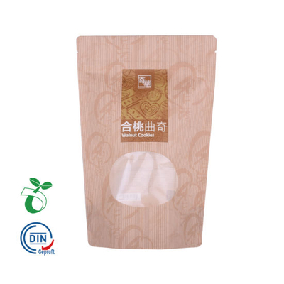 Cp02b Venta al por mayor Eco Friendly Impreso Almidón de maíz Biodegradable Compostable Food Packaging Bag