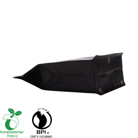 Renovable Doypack Quad Seal Coffee Bag Fabricante China