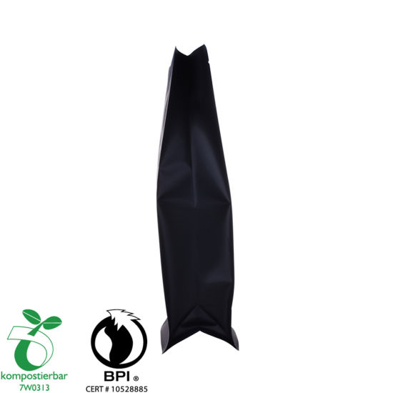 Fábrica de bolsas de café de fondo cuadrado compostable al por mayor en China
