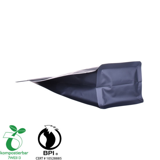 Proveedor de cremallera biodegradable en la parte inferior de la caja de embalaje de polvo de proteína de suero de China