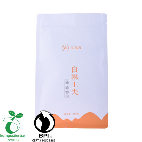Proveedor ecológico de bolsas de papel Kraft de fondo redondo en China