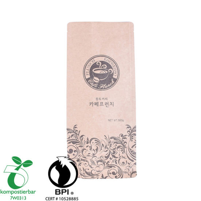 Proveedor ecológico de bolsas de papel Kraft de fondo redondo en China
