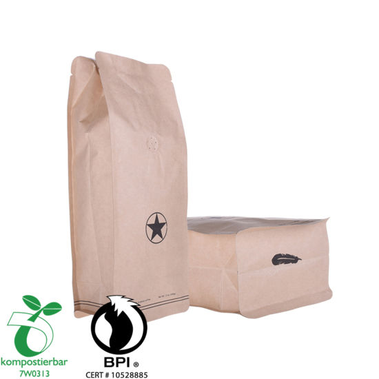 OEM Block Bottom Zip Bag Eco Factory en China