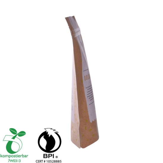 Fábrica de café de bolsa de papel reciclable de papel Kraft de China