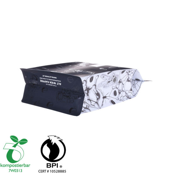 Bolsa de plástico Ziplock de fondo plano amigable con el medio ambiente al por mayor en China