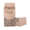 Materiales 100% biodegradables Compostable Certificado de seguridad alimentaria Empaquetado Bolsa de café