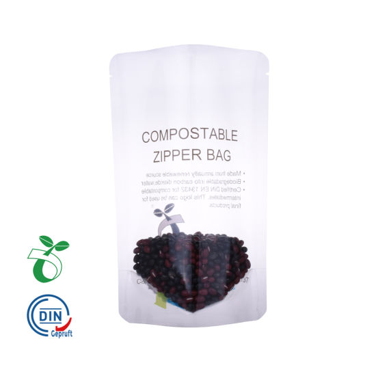 Ecológico PLA Maicena 100% Compostable Bio Degradable Bolsa de embalaje de plástico