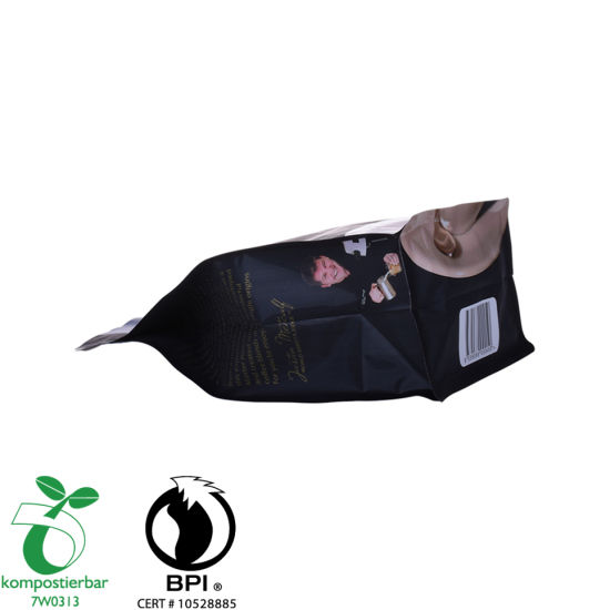 Polvo de proteína de suero que empaqueta la bolsa ecológica de fondo plano con Logos Factory China