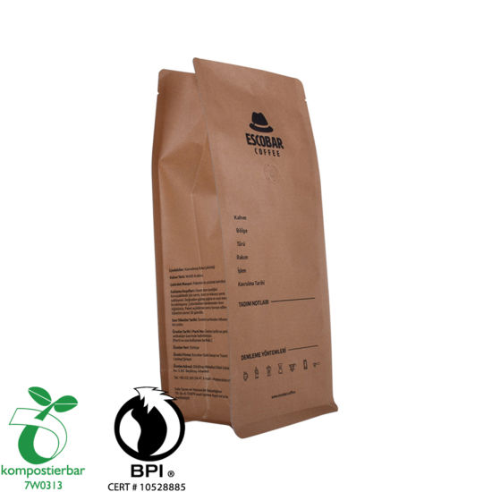 Fabricante de bolsas de goteo de café con fondo de caja de grado alimenticio de China