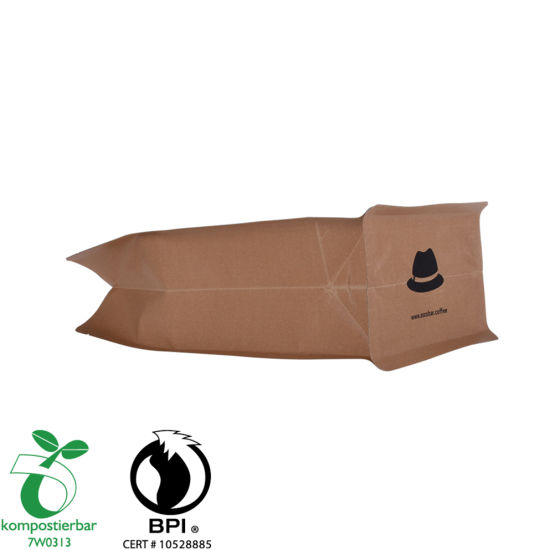 Proveedor de embalaje de té ecológico inferior con caja de cremallera de China
