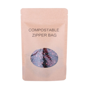 Bolsa de papel Kraft biodegradable 100% compostable para algas secas
