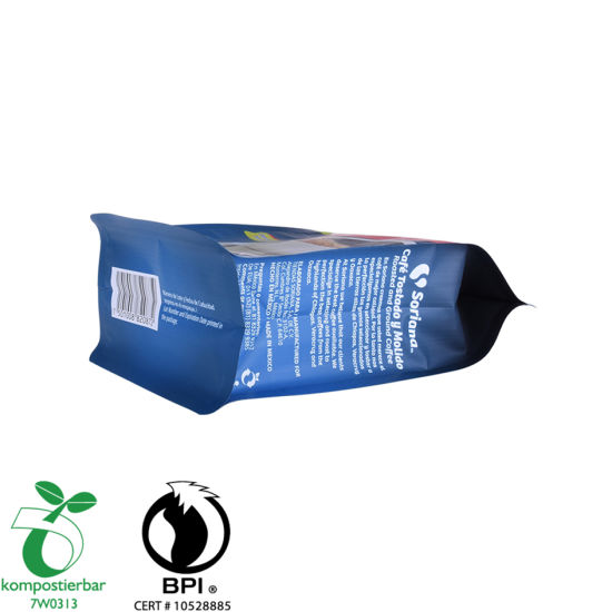 Plástico Zip Lock Compostable Coffee Package Factory China