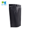 Proveedor de China Impresión personalizada Fondo plano Grado alimenticio 500g 1 kg Embalaje Papel de aluminio Ziplock Etiqueta personalizada Compostable Matt Black Coffee Bag