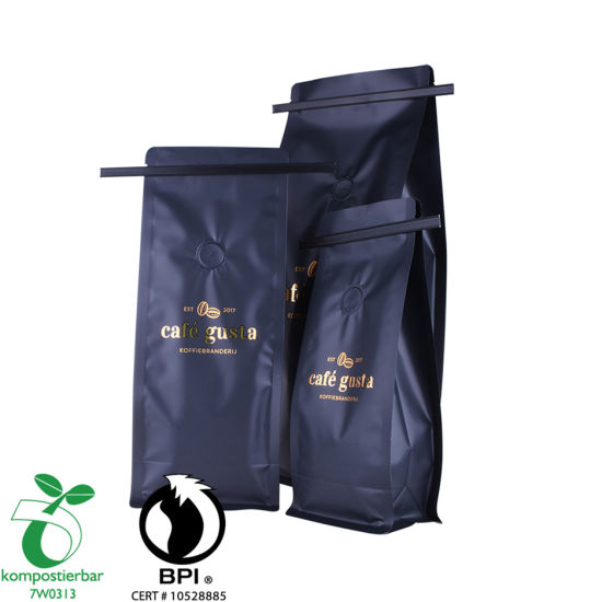 Alimentos Ziplock Bio Foil Coffee Bag Factory China